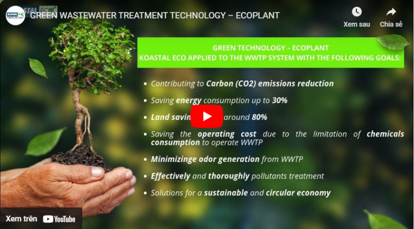 Công nghệ xử lý nước thải xanh Ecoplant
