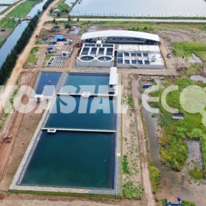 Nhà máy xử lý nước thải tập trung Khu công nghiệp Dệt may Rạng Đông – Tổng công suất: 110.000 m3/ngày đêm, Module 1: 30.000 m3/ ngày đêm