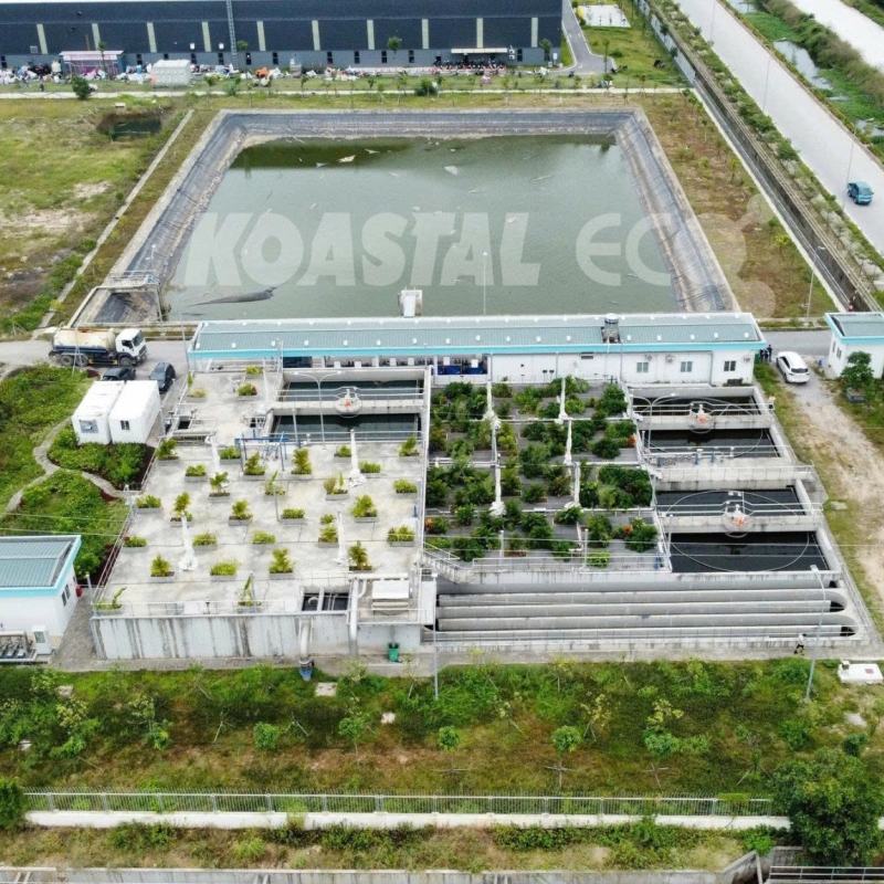 Bac Tien Phong 工业园区集中式污水处理厂 – 容量：4,500 m3/日夜