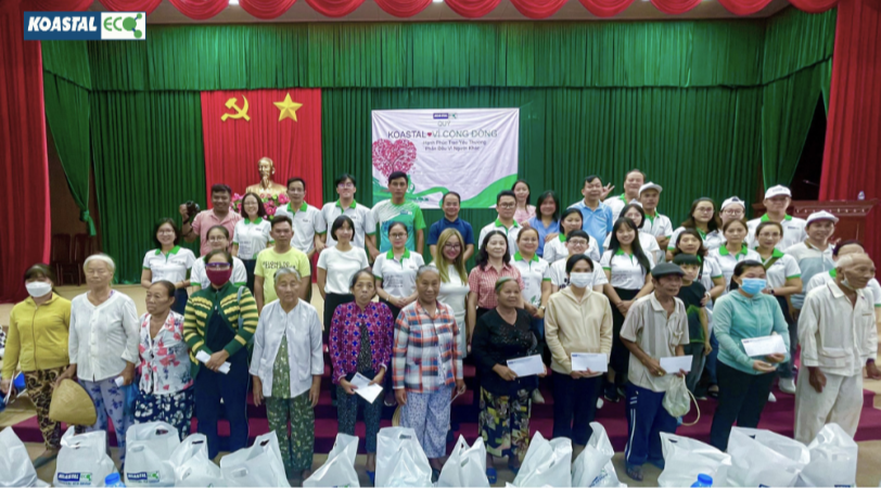 Hành trình trao yêu thương đến với bà con huyện Đất Đỏ, tỉnh Bà Rịa - Vũng Tàu