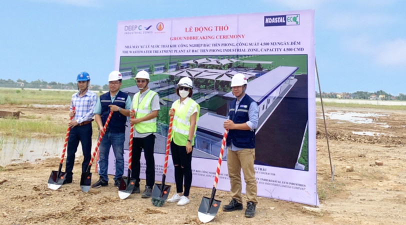 Koastal Eco was honored to be a prime contractor for the project “Wastewater treatment Factory Bac Tien Phong Industrial Park - Capacity 1: 4.500 m3/day ”