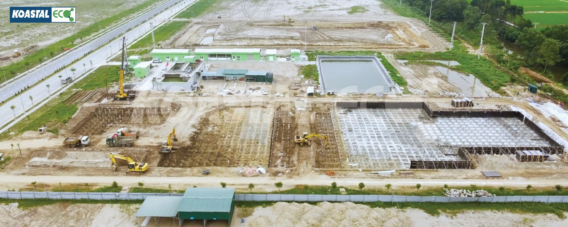 The centralized wastewater treatment plant of An Phat 1 Industrial Park