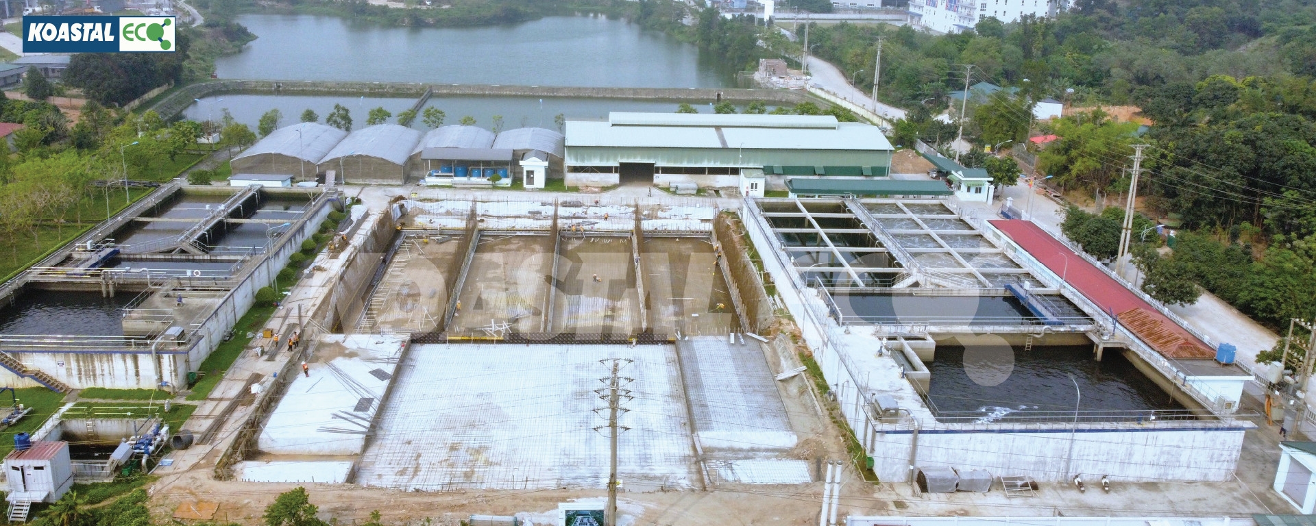 The centralized wastewater treatment plant of Khai Quang Industrial Park