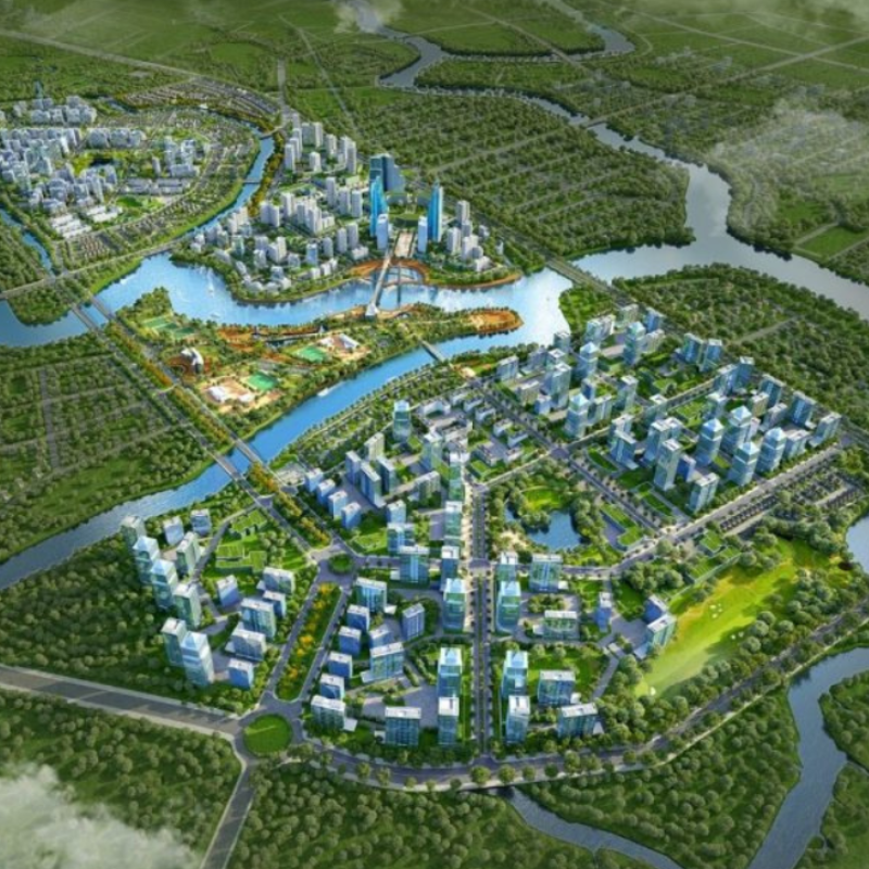 污水处理厂 GS Metrocity Nha Be 市区，1-2 和 1-3 期 – 总容量: 4,500 m3/日夜