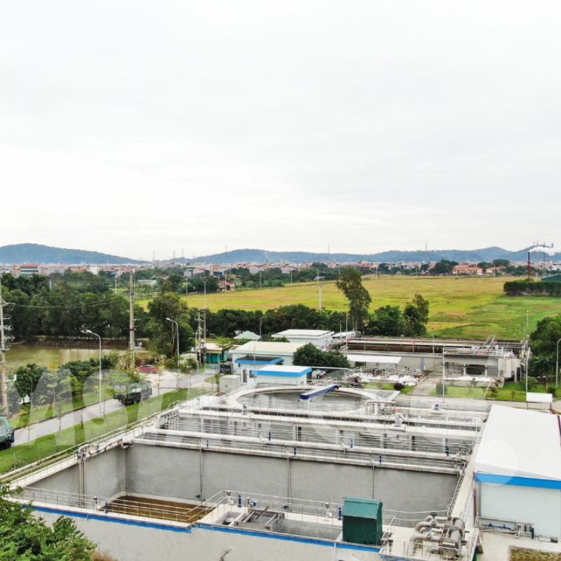 The centralized wastewater treatment plant VSIP Bac Ninh Urban, Industrial and Service Area, phase 3 – Capacity: 5,000 m3/day